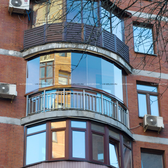 Финское остекление балкона Lumon