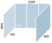 схема остекления балкона Provedal в доме серии П3-II