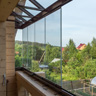 Прозрачная крыша и остекление балкона в Алтыново